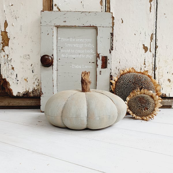 Medium Pale Blue Pumpkin