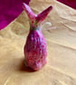 Pink and green decopatch rabbit  - Image 4