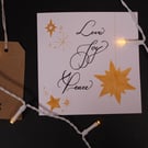 Hand Painted Christmas Card