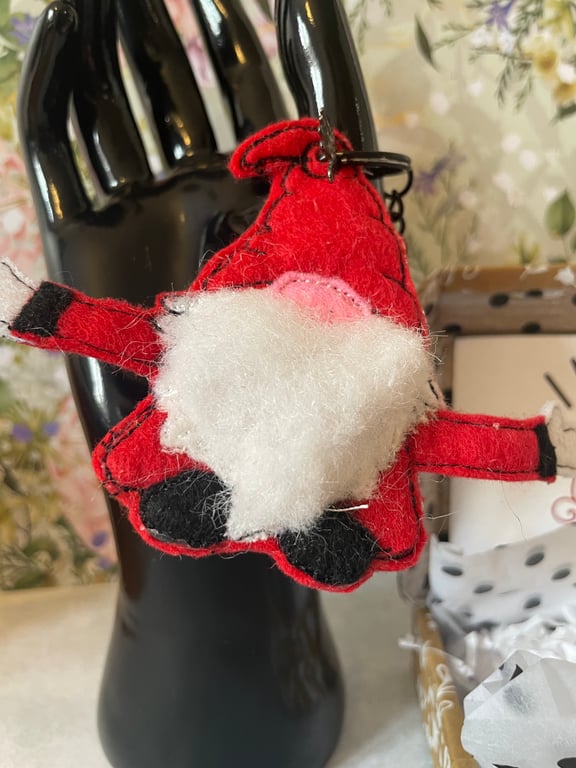 Pocket Hugs – Emotional Support,Gift, keyring, bag tag, Gnome  