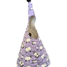 The Nest for Spinning and Weaving - Sheep on Lilac