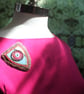 Shield recycled brooch  - sustainable jewellery   - Image 1