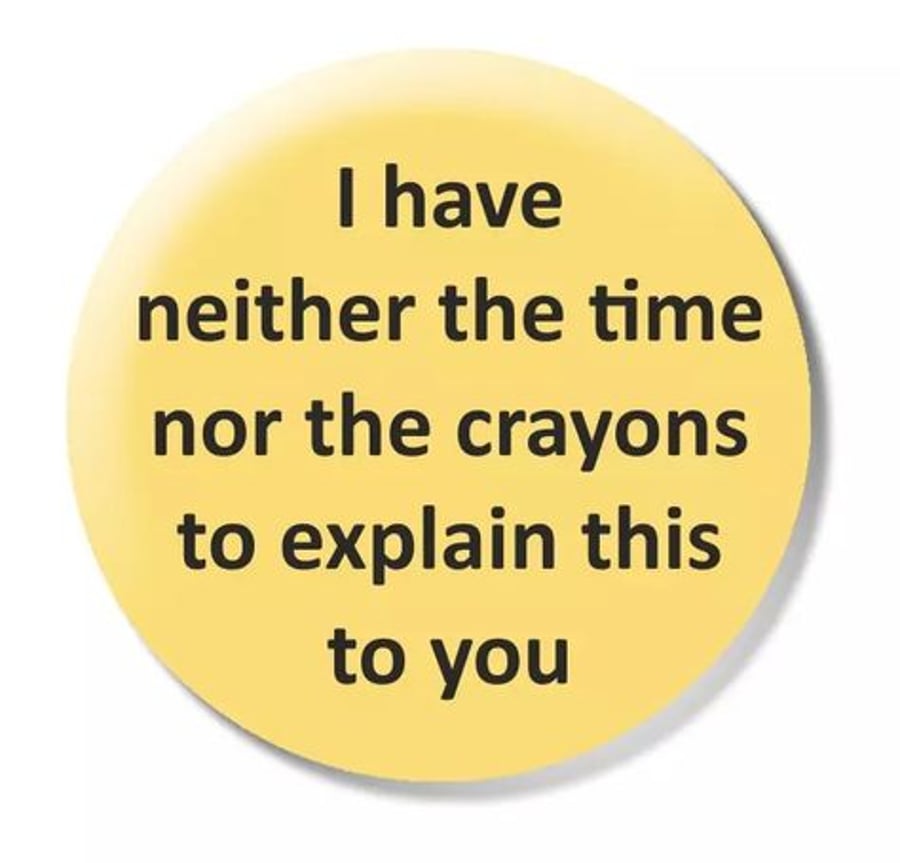 Explaining Things To Idiots Funny Fridge Magnet Magnet