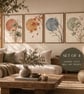 Minimalist Lotus Wall Art - Terracotta Zen Print (Physical Print) - Image 3