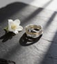 Silver And Gold Topaz Wave Ring - Image 7