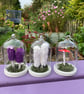 3 mushroom baubles - Image 1