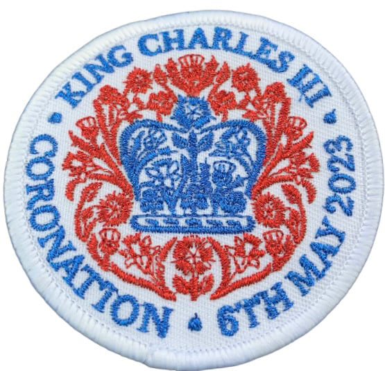 King Charles III Coronation Patch