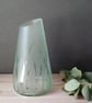 Recycled Glass Vase, Upcycled Bottle Vase - Image 3