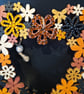 Decorative wooden flower wreath.  - Image 4