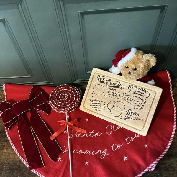 Personalised Santa Treat Tray