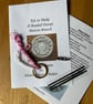 Kit for a Beaded Dorset Button Brooch, Ridge Design BR1 - Image 1