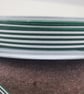 3 Metres Berisfords Dark Green Pencil Stripe Ribbon - Image 1