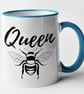 Queen BEE - Funny Bee Mug Coffee Cup Joke Gift Hilarious - Image 2