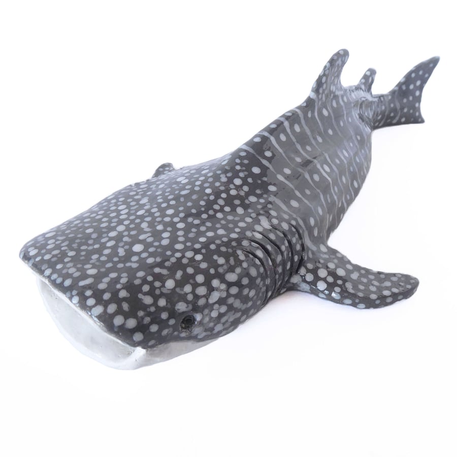 Whale Shark Ceramic Sculpture - Hand Built