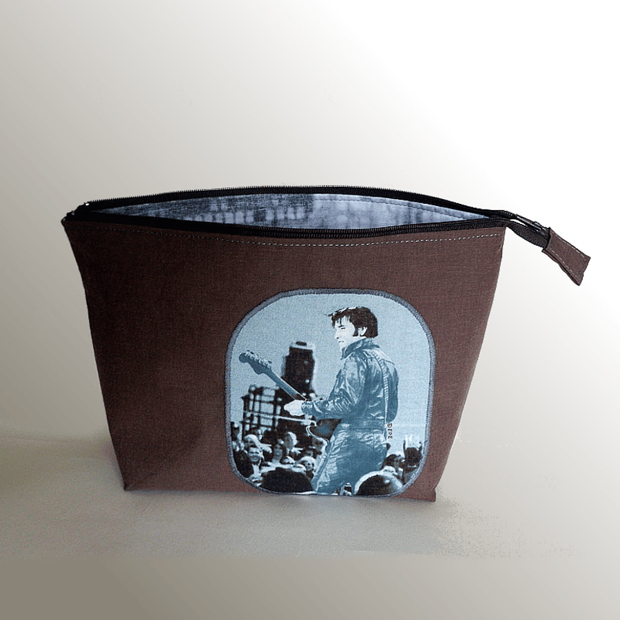 Elvis Presley wide zipped pouch or organiser
