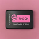 Pink Gin Cocktail Lip Balm, Small Scottish Gift, Handmade by Glasgow Soap Compan