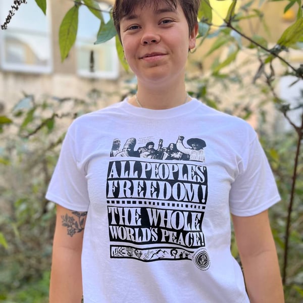 All Peoples to Power - White Medium T-shirts!