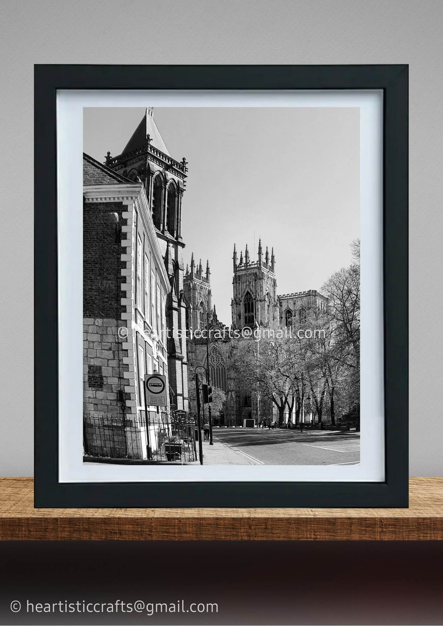 York black and white print 