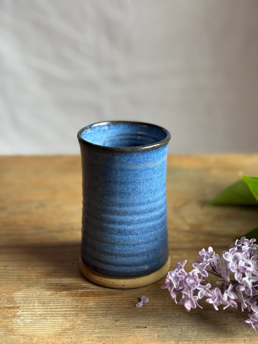 Blue Pottery Vase