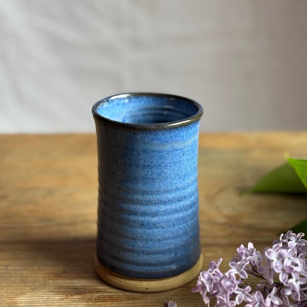 Blue Pottery Vase