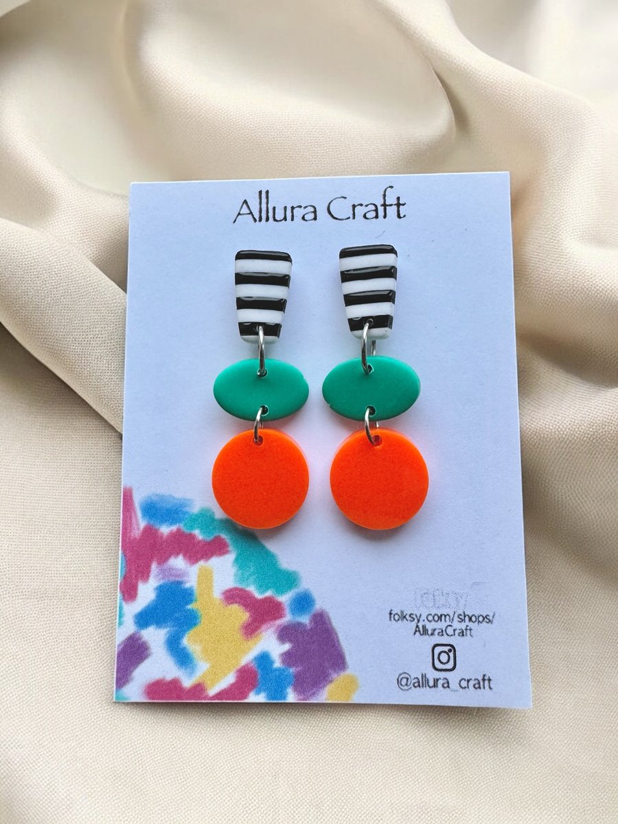 Zingy Fresh Colour Pop Earrings