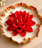 Lotus Urli 5.5 inch Scented soy Wax Candle Floral Decorative Diwali gifts. - Image 2