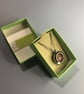 Rhodium Plated locket with recycled wire - Image 4