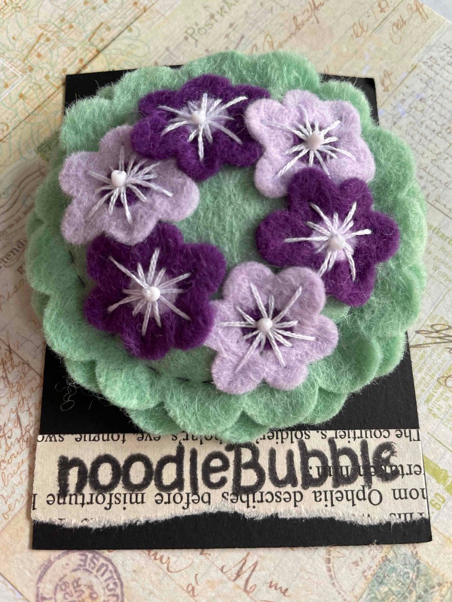 Violet Dream Brooch 