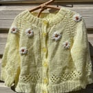 Daisy Cardigan 9-12mo