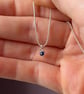 Handmade Petite Lapis Lazuli Pendant on 18" Ball Chain - Image 6