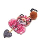 Chihuahua Bag Charm with Heart Clasp and Charm - Image 6