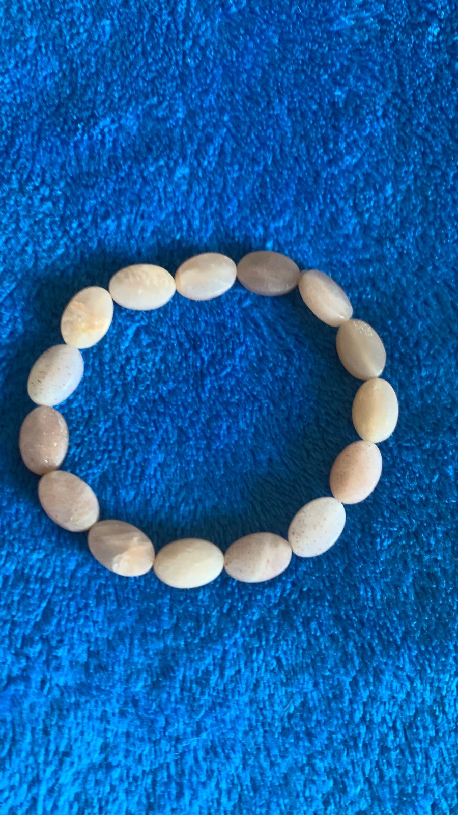 Handmade genuine Sunstone bracelet