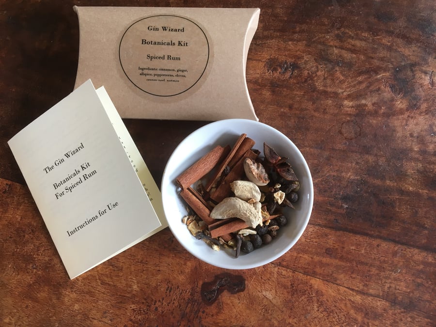 Home made Spiced Rum. Botanicals kit , Ready within 48 hours