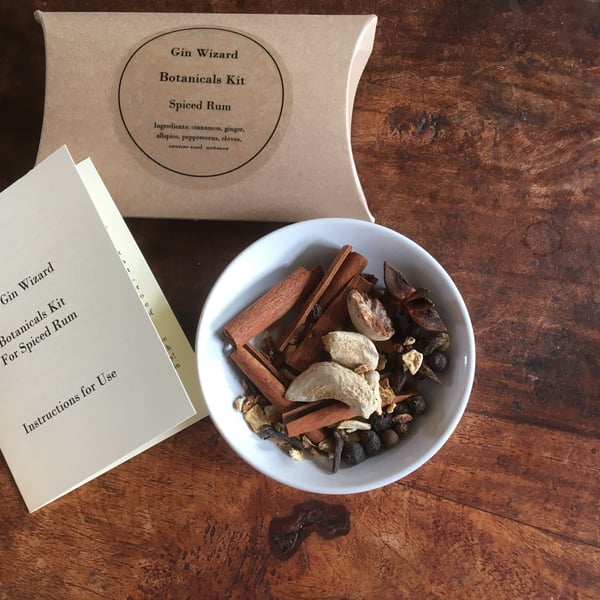 Home made Spiced Rum. Botanicals kit , Ready within 48 hours