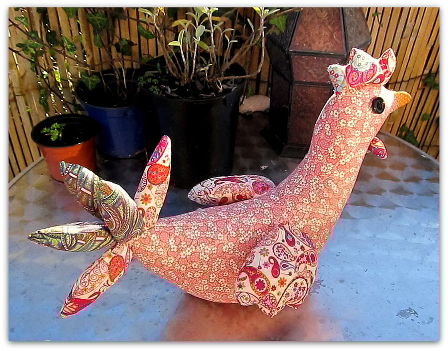 Chicken doorstop,  Edna