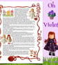 Purple Embroidered Cardigan  - Image 2