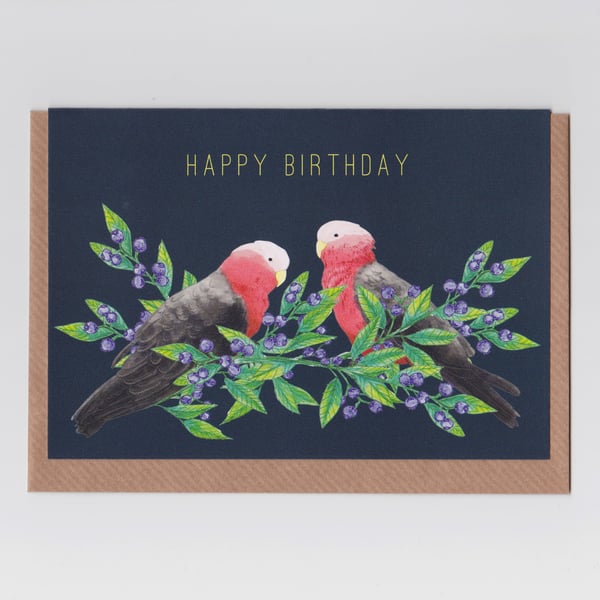 Happy Birthday Card - Red Galah Design