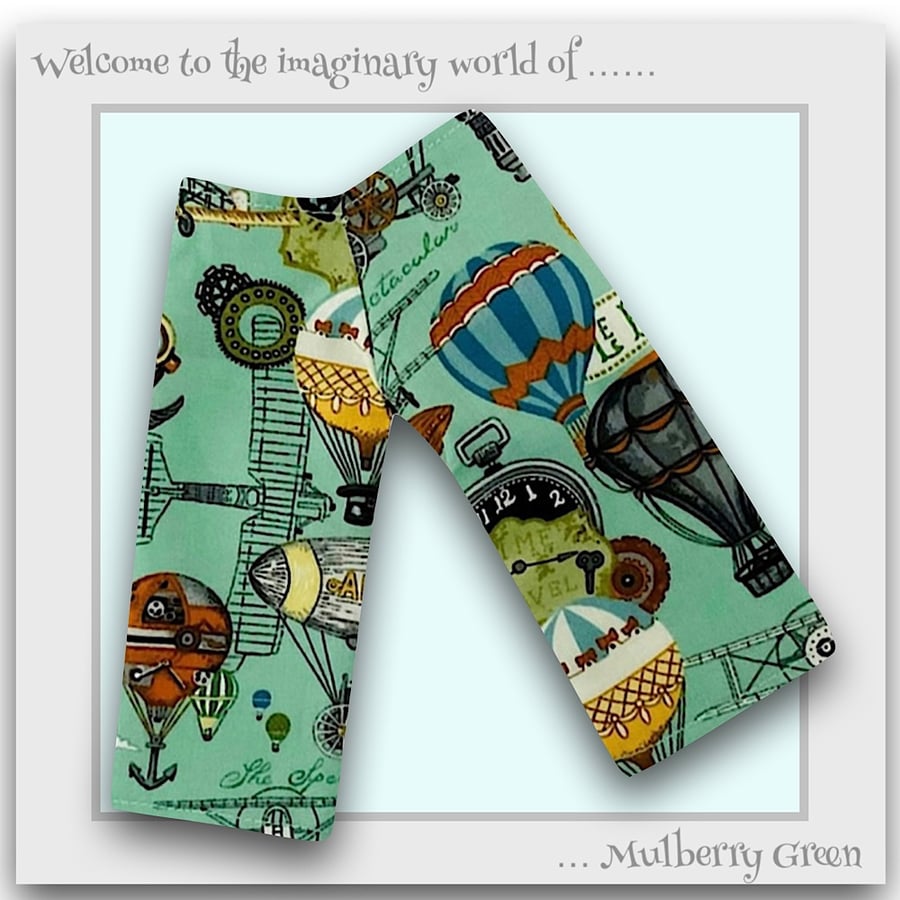 Reduced - Beautiful Balloons Print Cotton Trousers