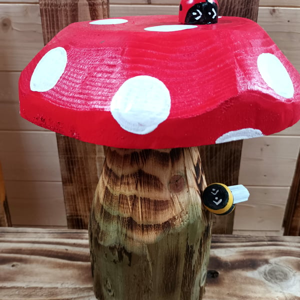 Red Spotty Toadstool (A2)