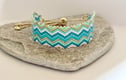 Handwoven beadwork bracelets