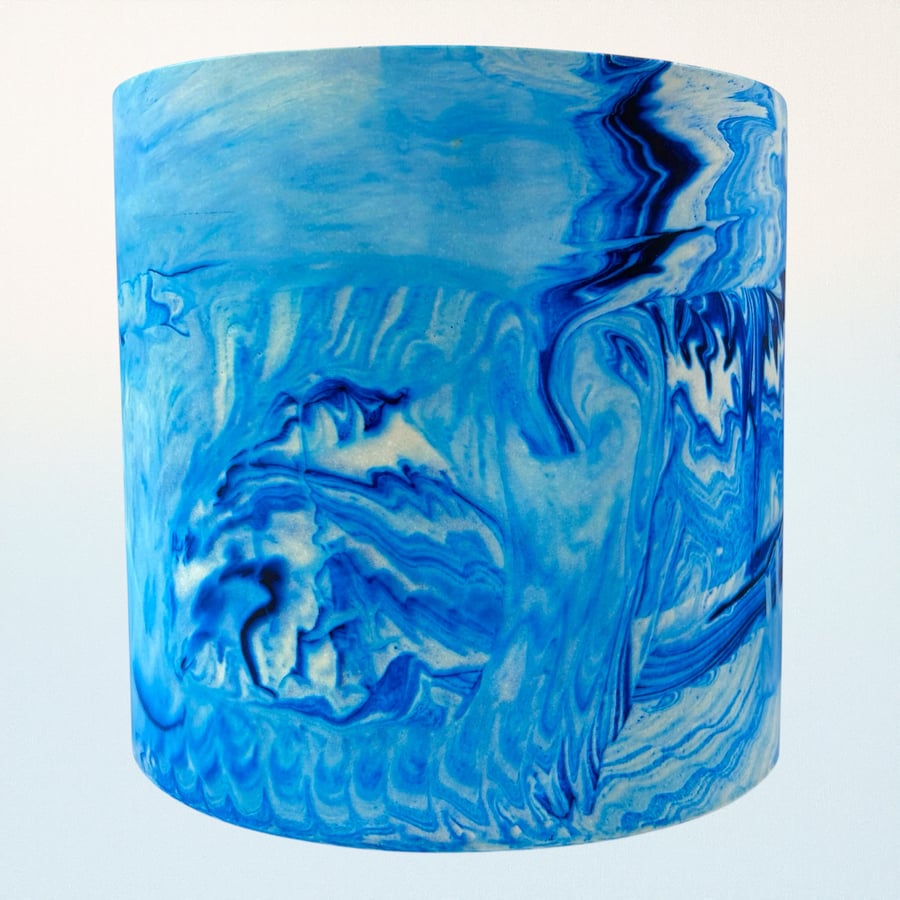  Extra Large Blue Marbled Plant Pot - House Plant Pot XLPP4