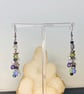 Maggie - Purple & Green Star Earrings  - Image 2