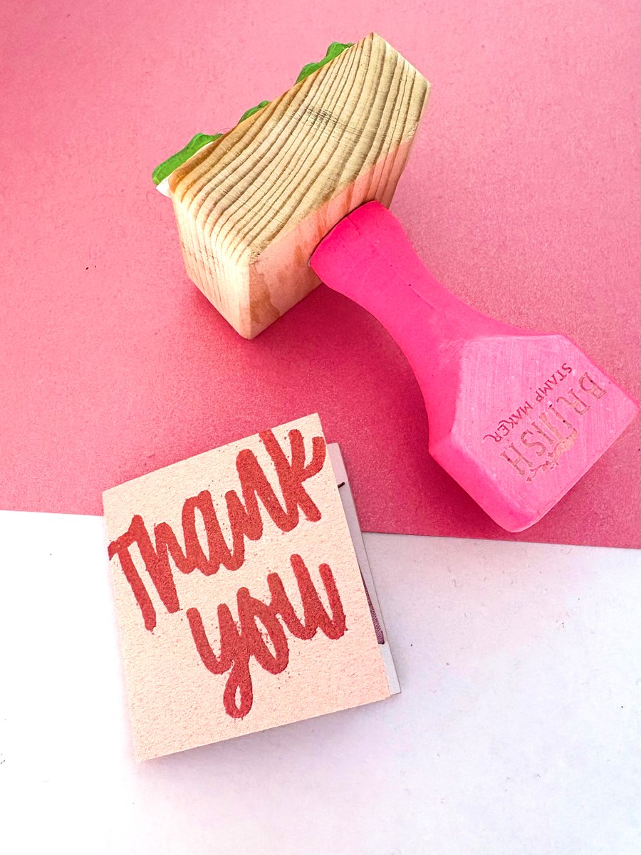 Thank you rubber stamp