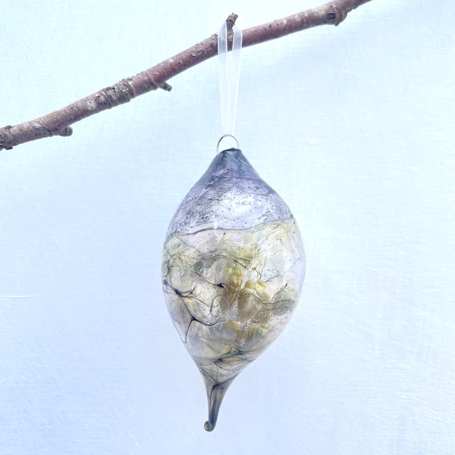 Blown Glass Bauble Decoration
