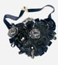 Black Victorian bib boho chic necklace choker  - Image 8