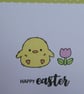 Pack of 3 Mini Easter Cards - Chick - Green Polka Dots - Image 6
