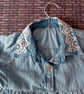 Embroidered Denim Shirt Peg or Storage Bag - Image 5