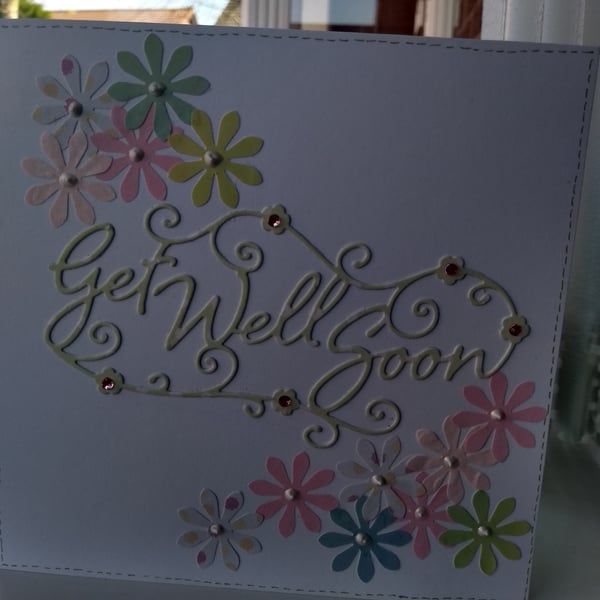 Green get well card