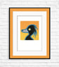A4 British Bird Print - Tufted Duck - Image 3