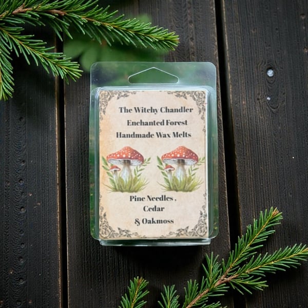 Enchanted Forest Scented Wax Melts Handmade 80g
